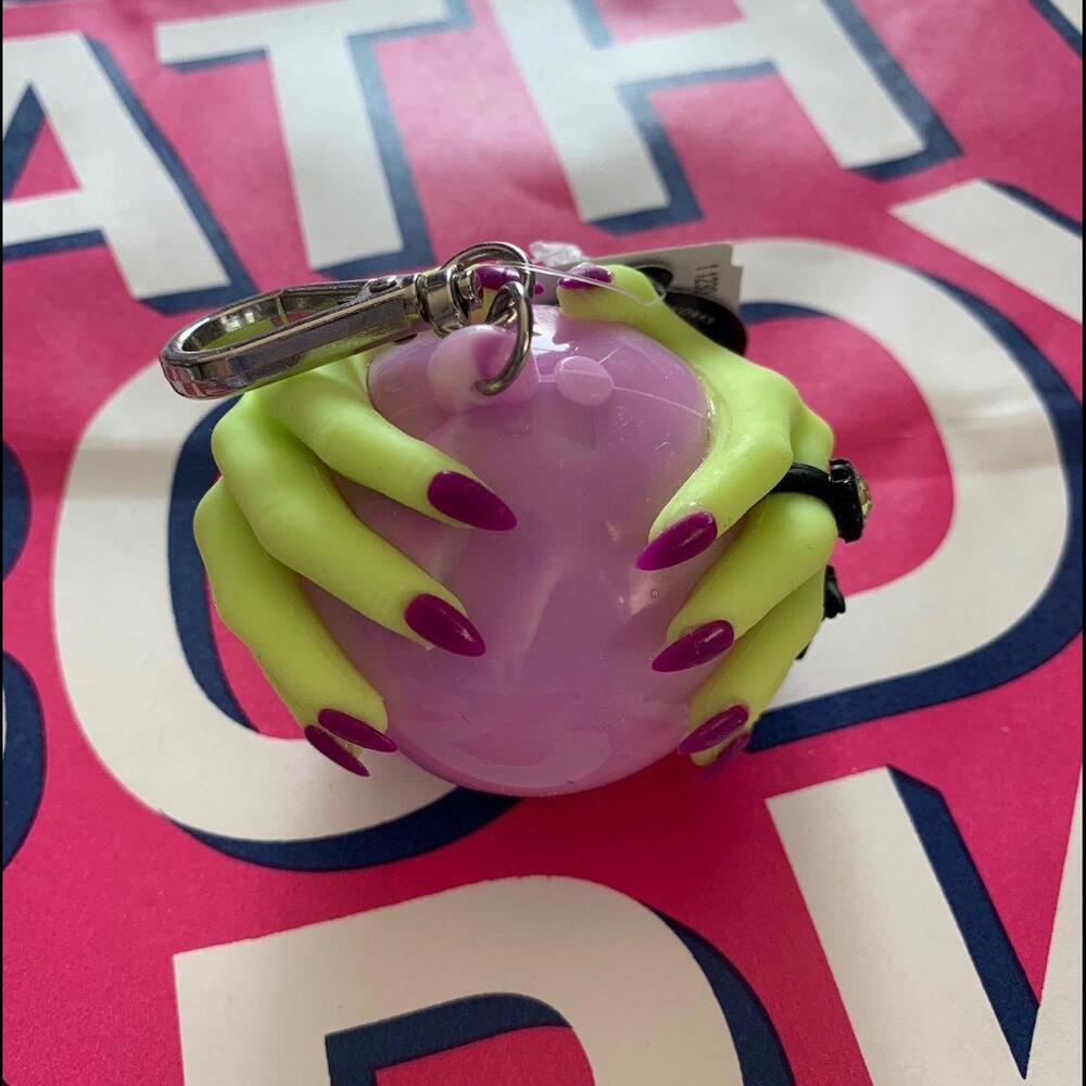 NWT Bath & Body Works LED Crystal Ball Pocketbac Holder